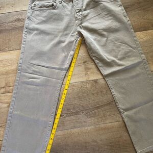 Men's Mavi Matt Relaxed Straight Leg Jeans - Tan/Khaki 36x28